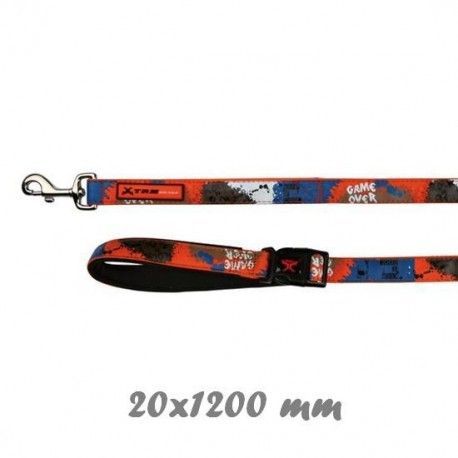 Correa Nylon Trixie X-Trm 20x1200 mm naranja