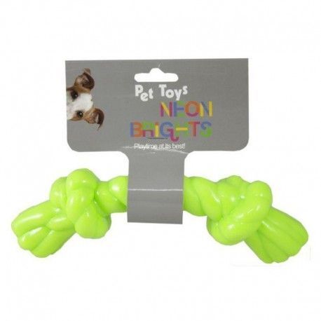 Hueso Limpiador Dental Vinilo Verde