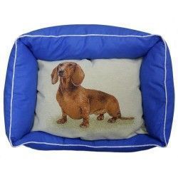 Cama con Cojín Decorado Desenfundable Vitalpet