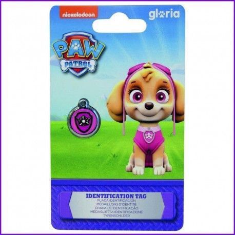 Paw Patrol Skye Placa Identificativa 2 tamaños