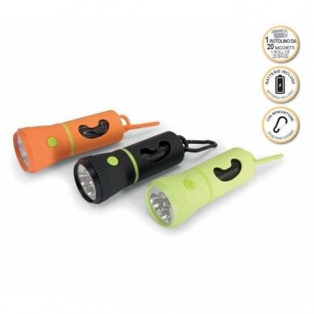 Dispensador de Bolsas Higiénicas con Linterna Camon