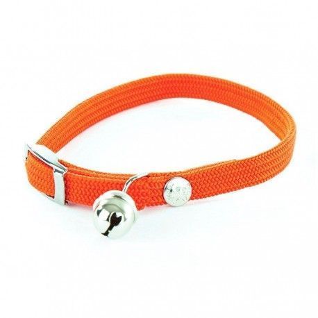 Collar Nylon Elástico Martin Sellier con cascabel para gato