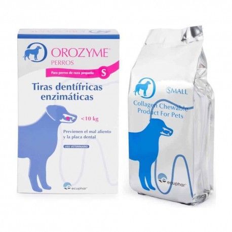 Tiras Dentífricas Enzimáticas Orozyme para perros S