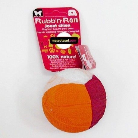 pelota-goma-maciza-l-rubb-n-roll-martin-sellier-tricolor