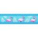 arnes-ajustable-red-dingo-flamingo-turquoise-nailon-varias-tallas-detalle
