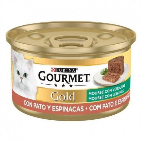 mousse-purina-gourmet-gold-con-pato-y-espinacas-85-g