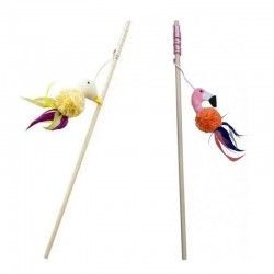 Juguete para gatos Caña con Plumas Birds Croci 40 cm