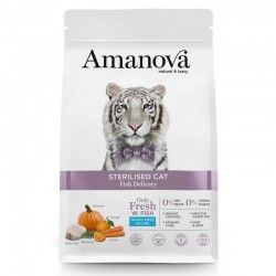 Amanova Gato STERILISED CAT Pescado Blanco Grain Free