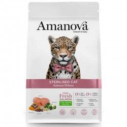 Amanova Gato STERILISED CAT Salmón Fresco Low Grain