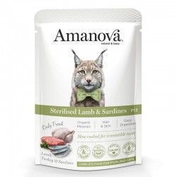 Amanova Gato POUCH Sterilized Cordero y Sardinas Fresco 85 g