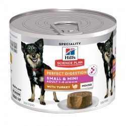 Hills Canine SMALL & MINI Adult PERFECT DIGESTION Pavo Mousse Lata 200 g