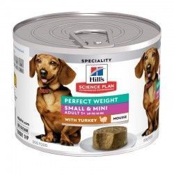 Hills Canine SMALL & MINI Adult PERFECT WEIGHT Pavo Mousse Lata 200 g