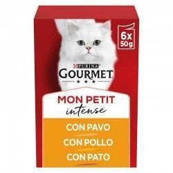 Purina Gourmet MON PETIT Intense Pavo, Pollo y Pato Pack 6x50 g