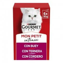 Purina Gourmet MON PETIT Intense Buey, Ternera y Cordero Pack 6x50 g