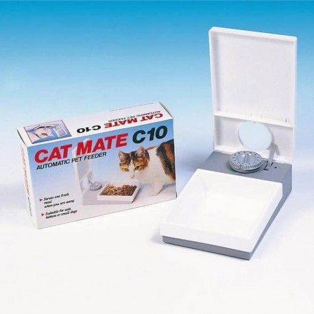 liquidacion-comedero-automatico-cat-mate-c10-para-mascotas