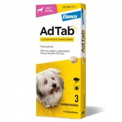 AdTab Perros 2,5 - 5,5 kg Antiparasitario Externo Comprimido Masticable
