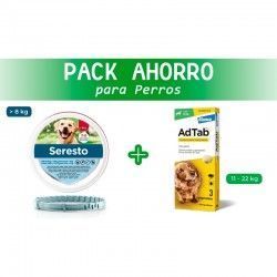 PACK Collar Seresto Perros más de 8 kg + AdTab 11 - 22 kg 3 comprimidos