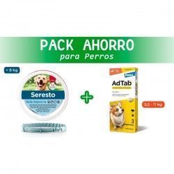 PACK Collar Seresto Perros más de 8 kg + AdTab 5,5 - 11 kg 3 comprimidos