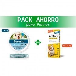 PACK Collar Seresto Perros hasta 8 kg + AdTab 5,5 - 11 kg 3 comprimidos