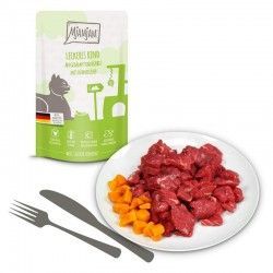 MJAMJAM Vacuno con Calabaza al vapor e Hígado de Pollo Pouch de 125 g