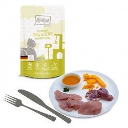 MJAMJAM DUO de Pato y Pavo con Calabaza al vapor Pouch de 125 g