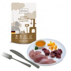 MJAMJAM DUO de Vacuno y Pavo con Calabaza al vapor Pouch de 125 g