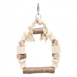 Columpio Arco de Madera para Canarios y Periquitos Trixie 13x19 cm