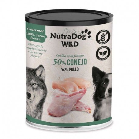 nutradog-wild-gourmet-conejo-y-pollo-grain-free-lata-400-g