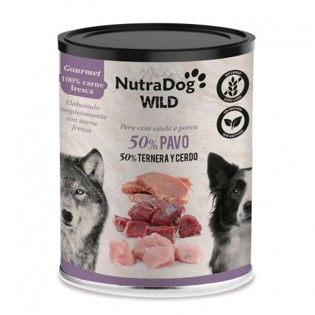 nutradog-wild-gourmet-pavo-ternera-y-cerdo-grain-free-lata-400-g