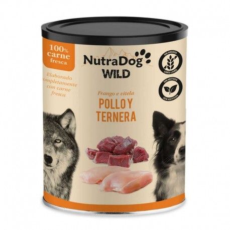 nutradog-wild-pollo-y-ternera-grain-free-lata-400-g