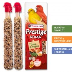 Barritas Versele Laga PRESTIGE STICKS Canario caja 2 unidades varios sabores