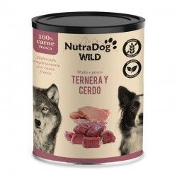 NutraDog WILD Ternera y Cerdo Grain Free Lata 400 g