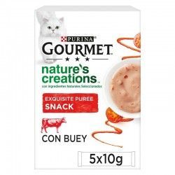 Purina Gourmet Nature's Creations PURÉ con Buey y Tomate 5x10 g