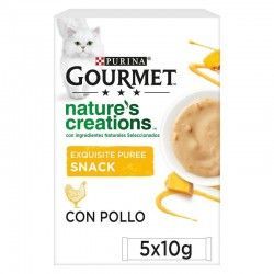 Purina Gourmet Nature's Creations PURÉ con Pollo y Calabaza 5x10 g