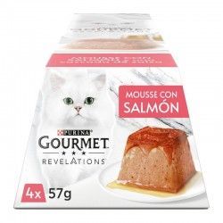 Purina Gourmet REVELATIONS Mousse con Salmón y cascada de salsa 4x57 g