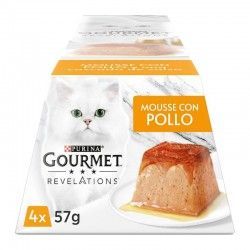 Purina Gourmet REVELATIONS Mousse con Pollo y cascada de salsa 4x57 g