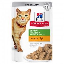 Hills Feline SENIOR VITALITY Mature 7+ con POLLO en Salsa 85 g