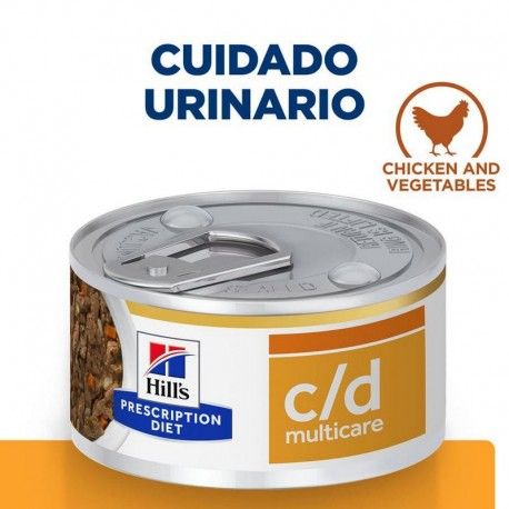hills-feline-cd-urinary-care-estofado-pollo-lata-82-g-prescription-diet