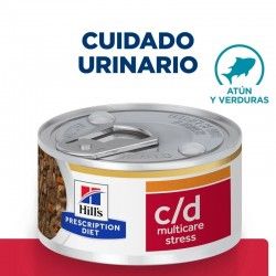 Hills Feline c/d URINARY CARE STRESS Estofado Atún Lata 82 g Prescription Diet