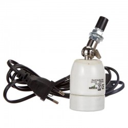 Repti Socket Pro Portalámparas Cerámico abatible con cable e interruptor