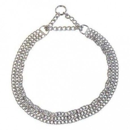 Collar Metal HS Sprenger TRIPLE Acero Cromado 2 mm varias medidas