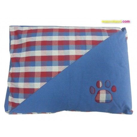 Colchoneta Cuadros y Huella 85x65x12 cm