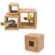 Decoración para acuarios Cubos Escondite 3 piezas
