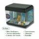 SanDimas Kit Acuario Pro 82 l cristal curvo sin esquinas 58x33x43 cm