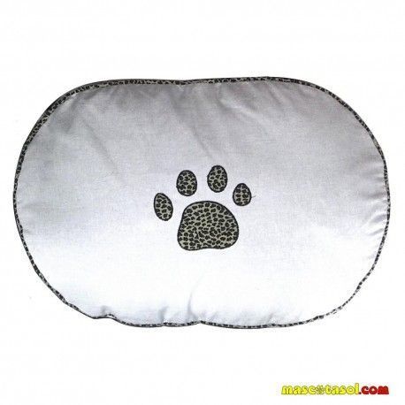Colchoneta Gloria Dog Huella 65x45 cm beige